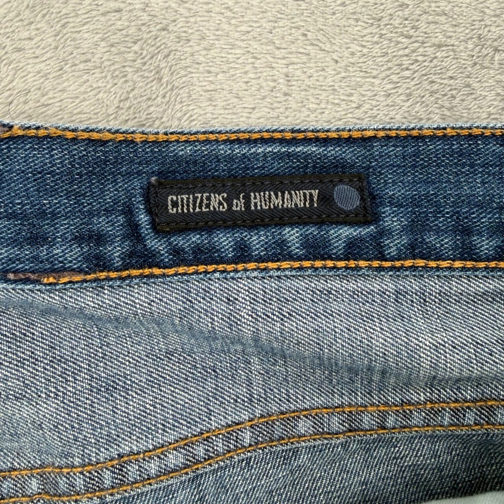 Citizens of Humanity Perfect Straight Leg Jeans Blue Mens Made in USA Size 38 - Picture 12 of 16